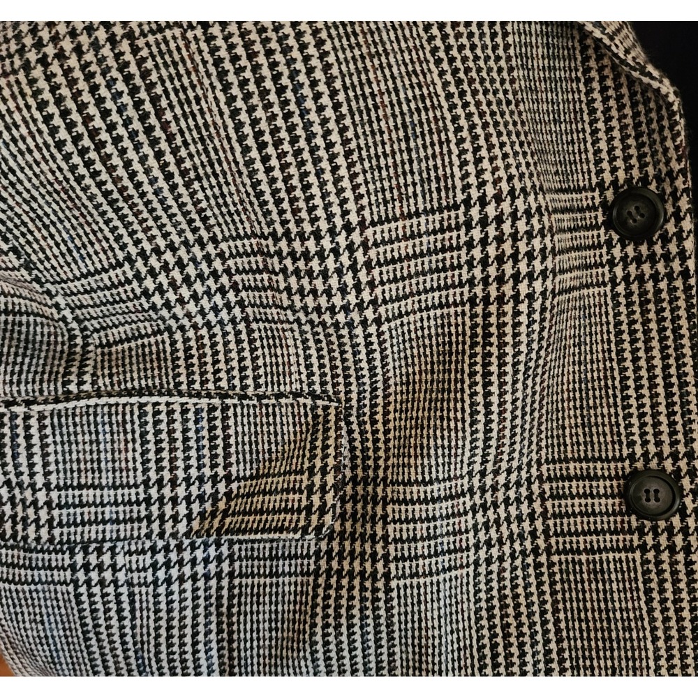 Chadmore Blazer Mens Glenplaid Dark Academia Hand Tailored Old Money - Picture 10 of 13